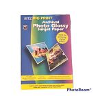 Inkjet Photo Printer Paper 4X6" Glossy Ritz 25 Sheets New In Package