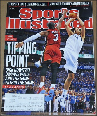 6/13/2011 Sports Illustrated Dirk Nowitzki Dallas Mavericks Wade