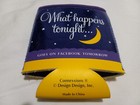 Wine Beer Soda Hugger Party Coozie "What Happens Tonight..." Stocking Stuffer — photo 1
