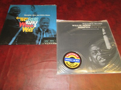 WILLIE DIXON & MEMPHIS SLIM VERIFIED 1ST ED. BLUES AUDIOPHILE RARE 180G 2 LP SET