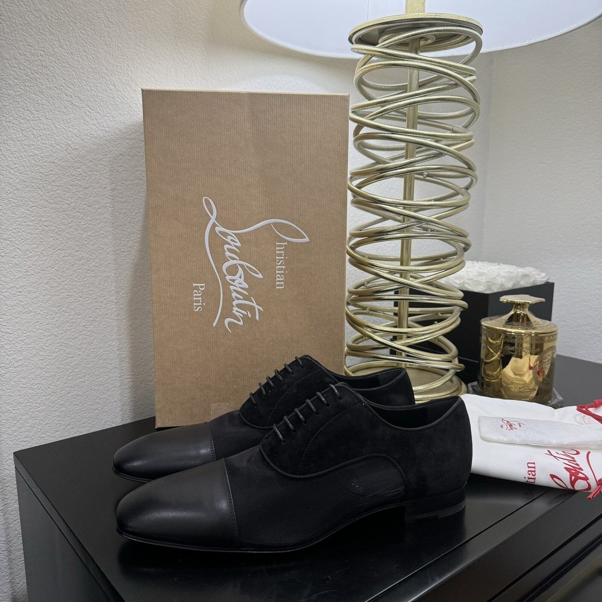 Christian Louboutin AC Greggo Dress Shoe Black 41