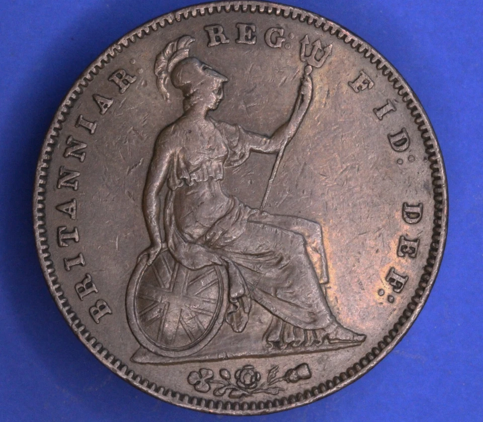 1855 Victoria Young Head penny 1d coin, nice grade **[26408] - Image 2 of 2