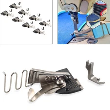 8Sizes Overlock Curve Edge Folder Bias Binder Foot For 1NEEDLE Lockstich Machine
