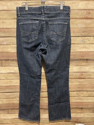 Lee No Gap Waistband Womens - Size 6- Blue Jean Elastic Bootcut