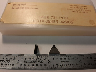 AGI-VR/WESSON TPEE-731 PCD CARBIDE INSERT, 1 PC