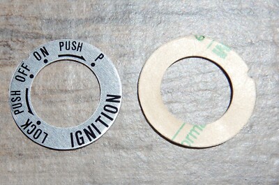 Kawasaki ZL900 ZL1000 Eliminator Ignitionlock decal Aluminium