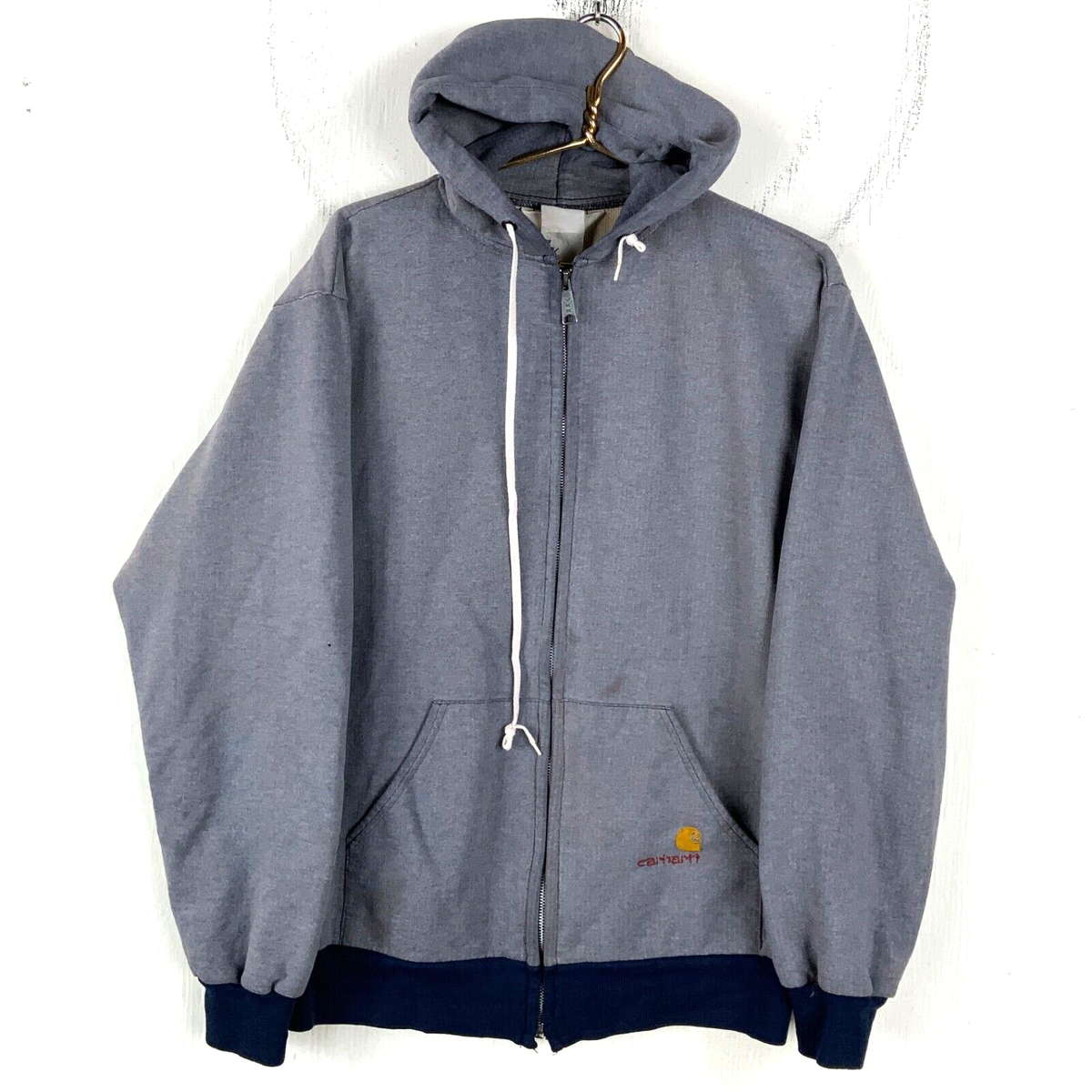 carhartt vintage hoodie ビンテージ　フード Vintage Carhartt Hoodie Sweater Size Large Gray Active Lined