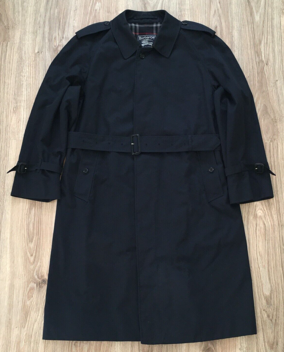 Burberrys Prorsum mens vintage Navy Blue Nova Check Belted