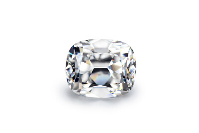 Old Mine Cut DEF VS 10x8 mm Loose Moissanite  Stone