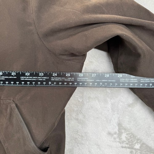 Vintage London Fog All Weather Brown Suede Men’s Size XL Full Zip Jacket - Picture 9 of 11