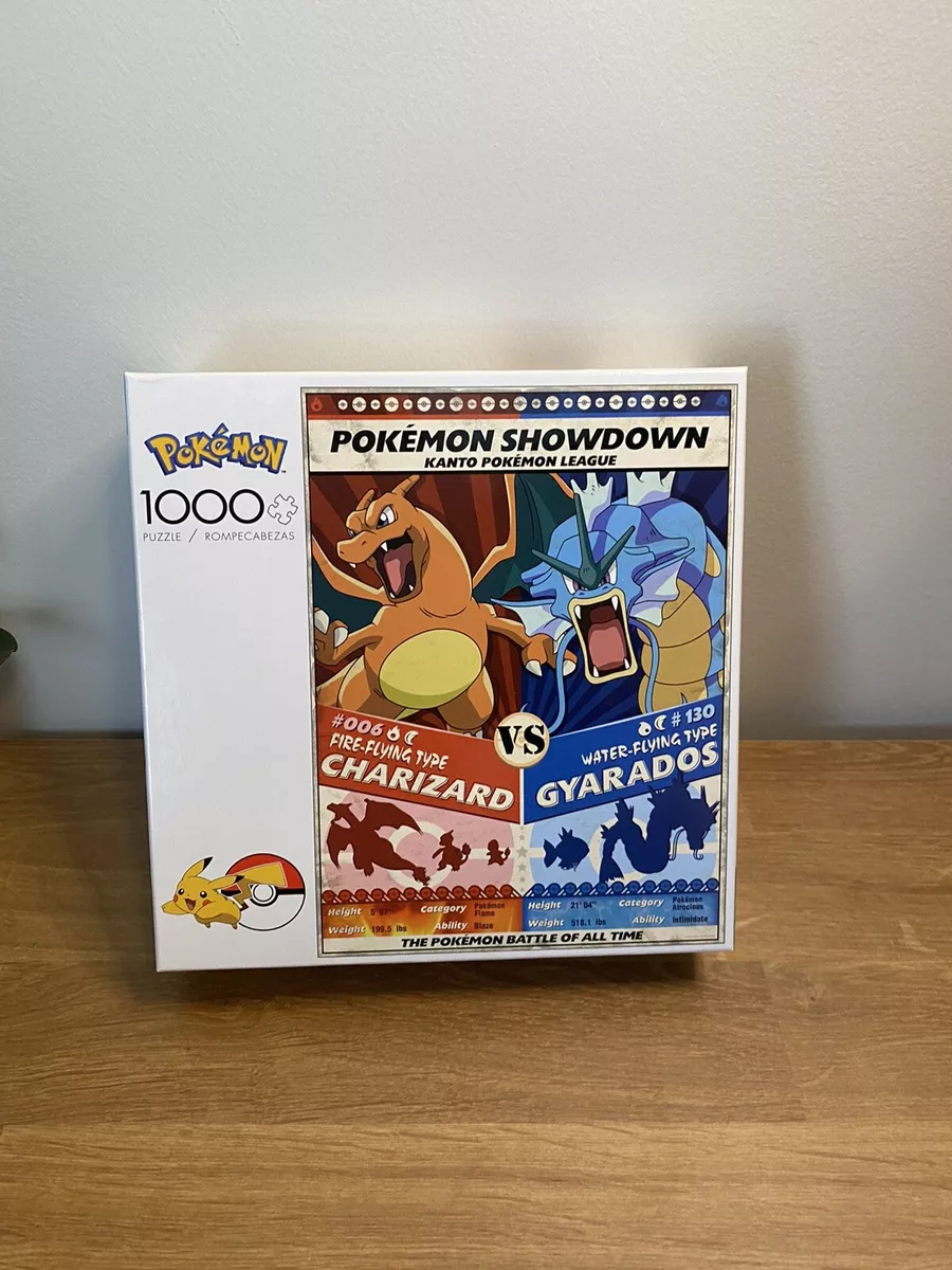 🟢 Pokemon Showdown 1000 Piece Jigsaw Puzzle - Charizard Gyarados