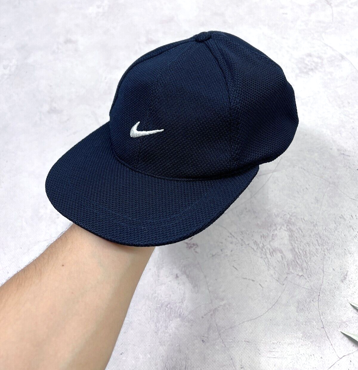 帽子 1990s old nike 2tone swoosh logo cap s-l1200.png