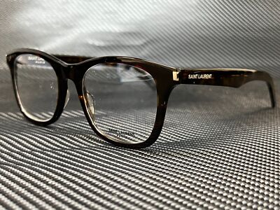 SAINT LAURENT SL 286 SLIM 002 Havana Demo Lens Women Eyeglasses 50mm