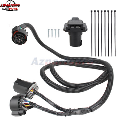 7-Pin Trailer Wiring Extension – Heavy-Duty Harness With Connectors, 83-Inch Length, Fits Truck Bed Or RV