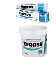 Lascod Ergasil Dental Lab Putty 5kg Jar  3 Catalyst 60ml Paste