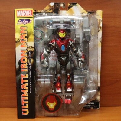 Diamond Select Marvel Ultimate Iron Man Avengers Tony Stark Figur Sammeln OVP