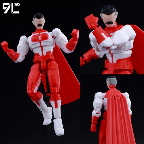9L3D Lucky 13 Invincible Boy Eve Omni Action Figure 3D Printed Anime Model - Picture 24 of 29