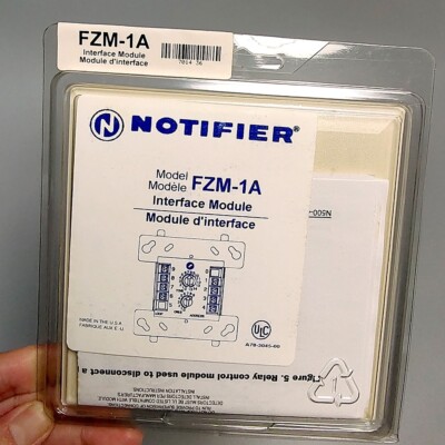 NEW IN BOX NOTIFIER FZM-1A INTERFACE MODULE FZM 1A  FREE SHIPPING