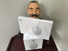 Google Nest Smart Thermostat, Snow - GA01334-US