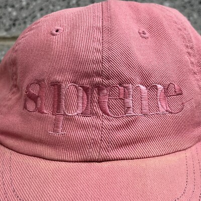 Supreme Dusty Pink 6 Panel Snapback | eBay