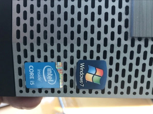 DELL OptiPlex 9020 SFF INTEL I5-4590 CPU, WIN 7 PRO COA, NO HD-NO MEMORY(TESTED - Image 4 of 4