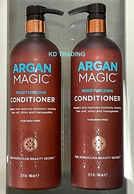 (2-Pk) ARGAN MAGIC Nutrient-Rich ARGAN OIL Moisturizing CONDITIONER Shine Boost