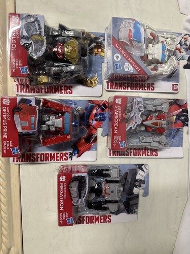 Transformers Movie: Optimus, Grimlock, Ratchet, Megatron,& Starscream NEW 2017