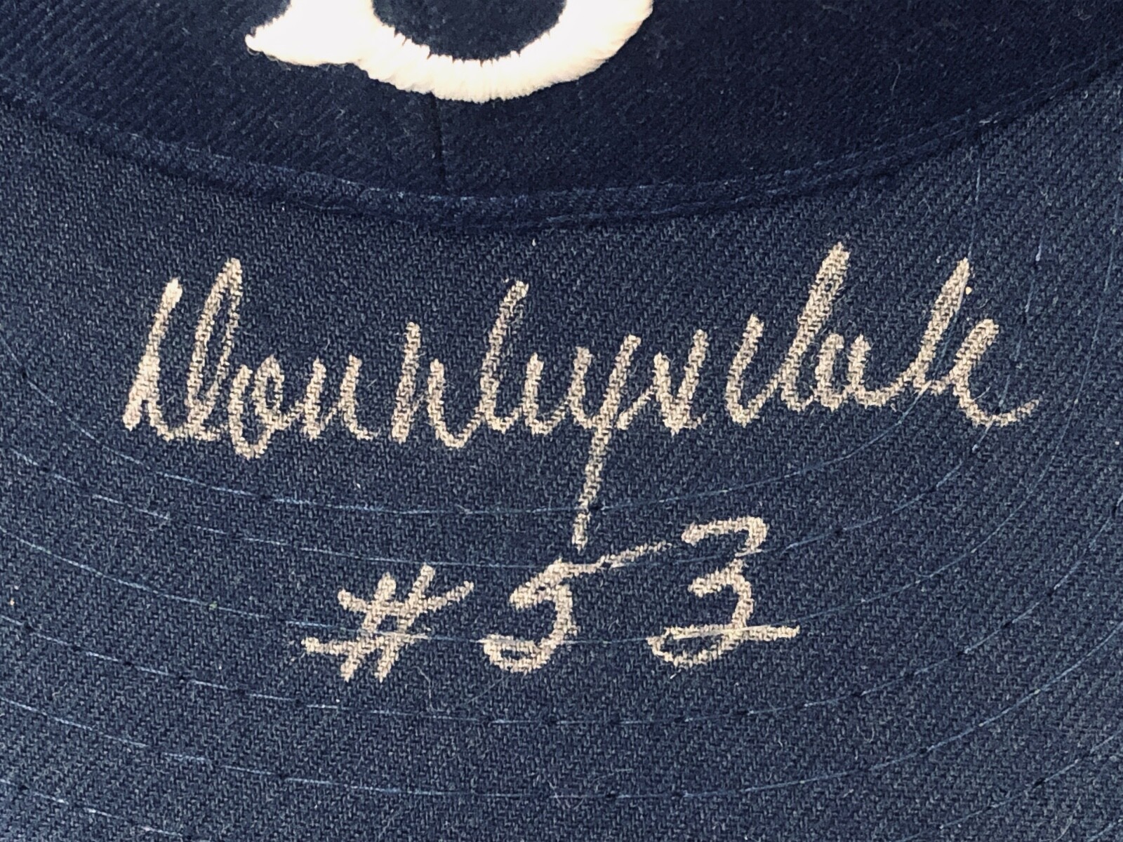 BROOKLYN DODGERS 53 DON DRYSDALE SIGNED BASEBALL CAP COOPERSTOWN COLL