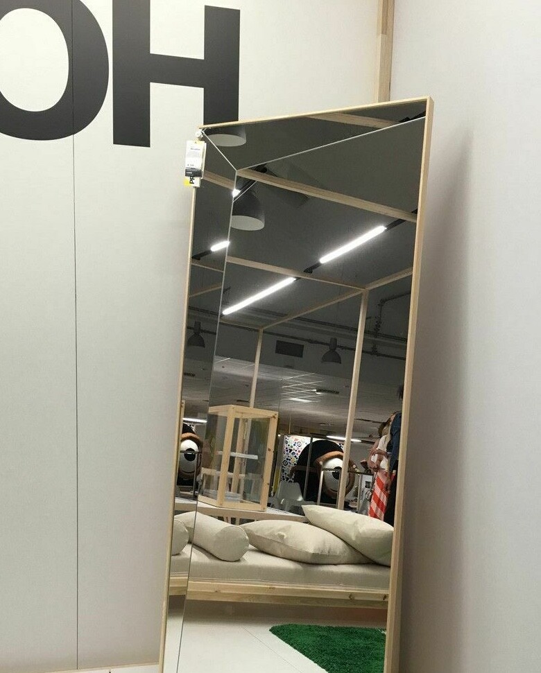 Ikea x Off White Distortion Mirror (Markerad) Revised Description (prod. flaw) | eBay UK