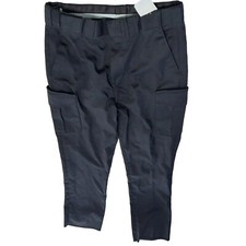 Tact Squad Black 6-Pocket Uniform Trousers Pants Size 32  Unhemmed T7400BK-32