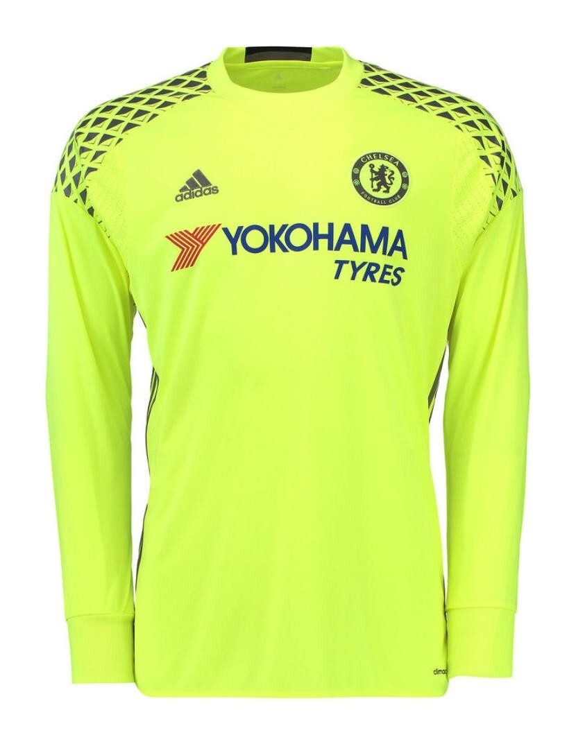Chelsea 2016-2017 Adidas Goalkeeper Long Sleeve Vivid Mint Jersey
