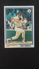 1978 Topps baseball card # 485 Chris Chambliss   ( G to VG )