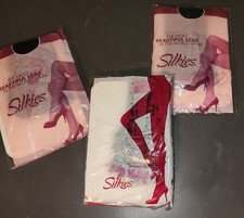 3prs NOS Silkies Ultra Knee Hi's Size Regular Jet Black 131008