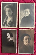 4 Vecchie foto  anni '20/'30 - la più grande 9x14