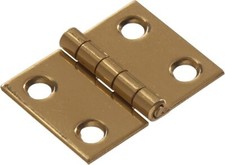Hillman 1" Solid Brass Broad Hinges Bright Brass 851190 Hardware Essentials
