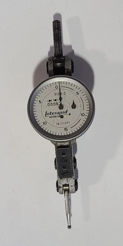 Interapid Dial Test Indicator 312B-2 .0005” Switzerland Made Machinist Tool Tip