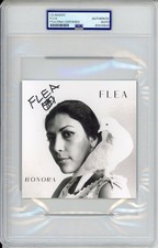 FLEA RED HOT CHILI PEPPERS HONORA SIGNED COVER PHOTO CARD PSA DNA COA AUTOGRAPH