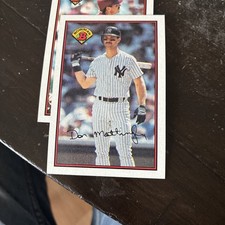 Don Mattingly Bowman Card #176