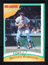 1996 Big League Chew Alumni Series Auto Brooks Robinson Auto HOF h3x