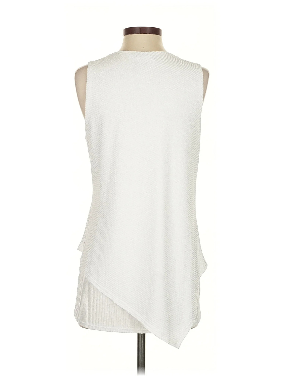 White House Black Market Women White Sleeveless T… - image 2