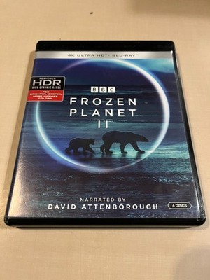 Frozen Planet II 4K UHD/Blu-ray 4-Disc Set David Attenborough BBC Documentary