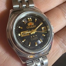 Orologio automatico donna ORIENT Crystal 21 JEWELS 【USATO】