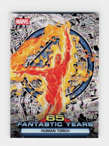 Human Torch – 2026 Topps Chrome Marvel Comics · 65 Fantastic Years #FY-03 Human Torch