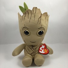 TY Beanie Baby 6" GROOT Marvel Guardians of the Galaxy Plush w/ MWMTs Heart Tags