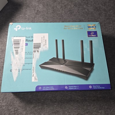TP-Link Archer AX1450 WiFi 6 Dual-Band Wireless Router Up 1.45 Gbps NO PowerCord