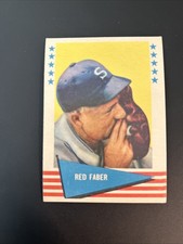 1961 Fleer Baseball Greats - Red Faber #24 ExNmt