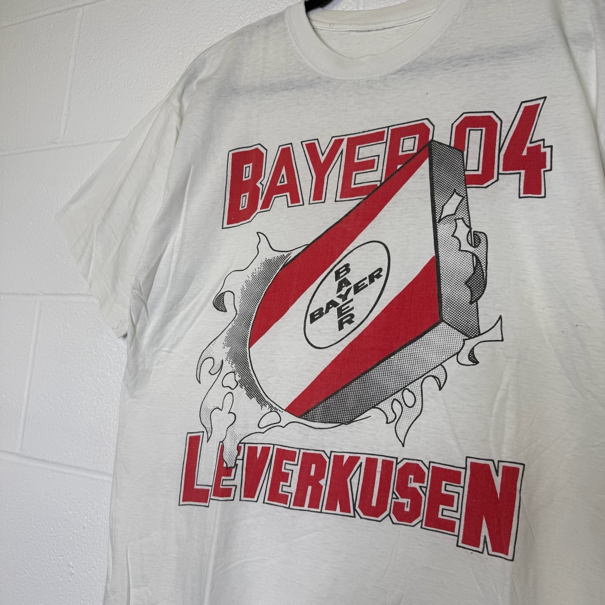 Vintage 90's Bayer 04 Leverkusen Football Shirt Soccer Jersey