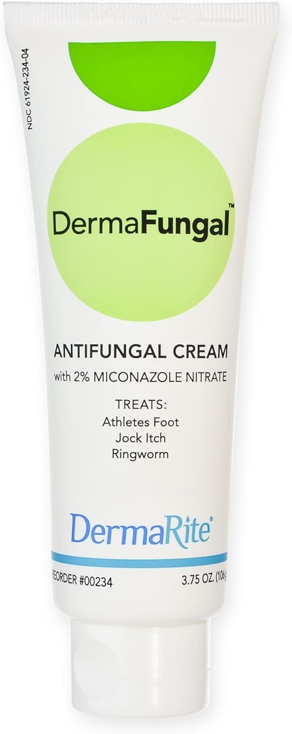 DermaFungal Antifungal Cream 3.75 oz Miconazole Nitrate for Skin Relief