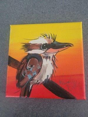 Kookaburra, Wendy Binks Canvas Painting