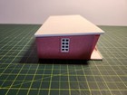 VINTAGE PLASTICVILLE MOTEL (#1621), WHITE ROOF & TRIM, SALMON SIDES, AUTOS, BOX — photo 4